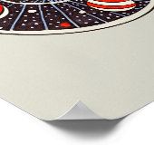 Astronomie Funny Space Spiral Galaxy Poster (Ecke)