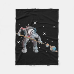 Astronomie Galaxy Billiard Player Astronaut Pool P Fleecedecke