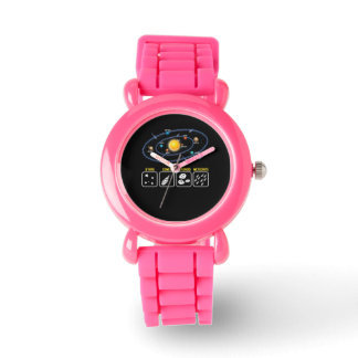 Astronomie Geek Galaxy Science Weltraumsonne Armbanduhr