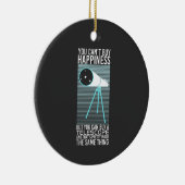 Astronomie - Glück kann man nicht kaufen Keramik Ornament (Rechts)