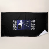 Astronomie - Glück kann man nicht kaufen Strandtuch (Vorderseite)