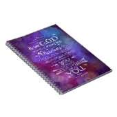 Astronomie Gott zitiert Weltraumstars Monduniversu Notizblock (Rechte Seite)