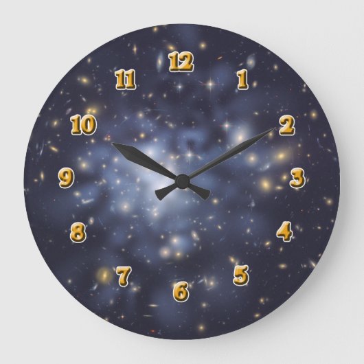 Astronomie Große Wanduhr (Vorderseite)