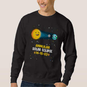 Astronomie Jahr Solar Eclipse 14 10 23 Nevada Sweatshirt