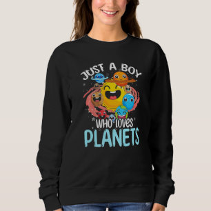 Astronomie Jungen Astronomen Wissenschaft Weltraum Sweatshirt