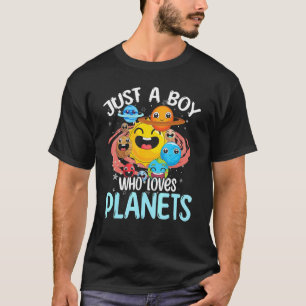 Astronomie Jungen Astronomen Wissenschaft Weltraum T-Shirt