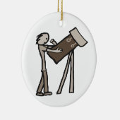 Astronomie Keramik Ornament (Rechts)