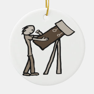 Astronomie Keramik Ornament