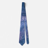 Astronomie komodiert blaue lila Himmelsstars Krawatte (Vorderseite)