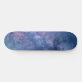 Astronomie komodiert blaue lila Himmelsstars Skateboard (Horizontal)