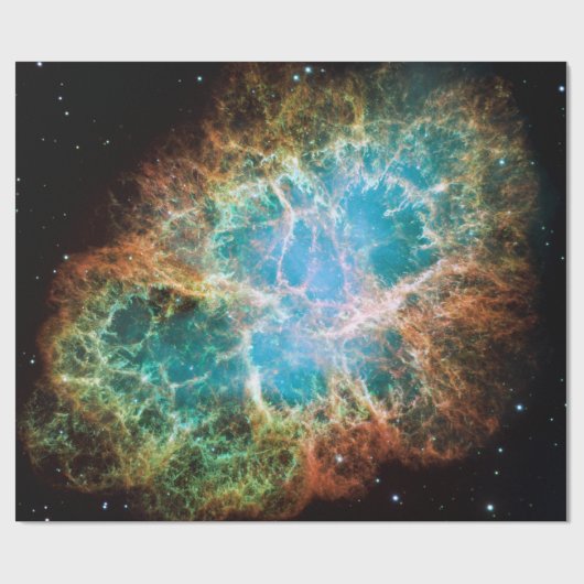 Astronomie Krabbennebel Hubble Space Geschenkpapier (Flach)