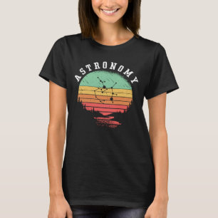 Astronomie liebt Retro Space Stars Universe Planet T-Shirt