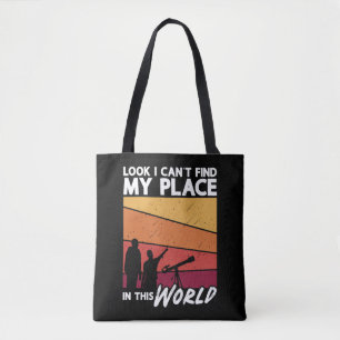 Astronomie-Look Ich kann keine Raumstationen finde Tasche