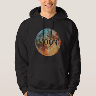 Astronomie Lover Moon Lettering Moon Mystical Full Hoodie