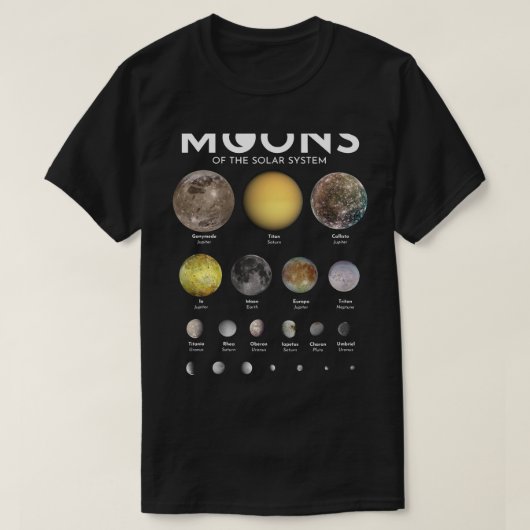 Astronomie Lover Moons Sonnensystem Astronomie Ast T-Shirt (Design vorne)