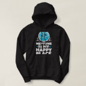 Astronomie Lover Neptune ist My Happy Place Kawaii Hoodie (Design vorne)