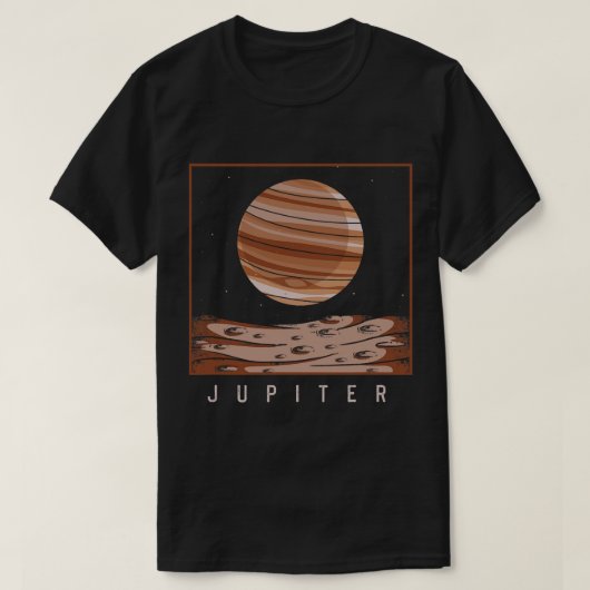 Astronomie Lover Outer Space Galaxy Fan Jupiter Pl T-Shirt (Design vorne)