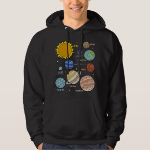 Astronomie Lover Planets Universe Astronomie Hoodie