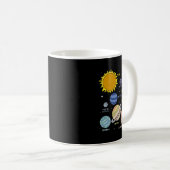Astronomie Lover Planets Universe Astronomie Kaffeetasse (VorderseiteRechts)