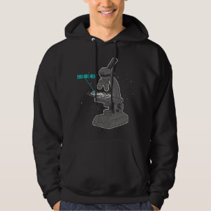 Astronomie Lover Sie sind hier Microscope Universe Hoodie