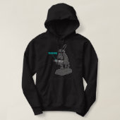 Astronomie Lover Sie sind hier Microscope Universe Hoodie (Design vorne)