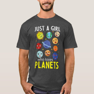 Astronomie Lover Space Scientist - Girls Niedlich  T-Shirt