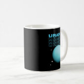 Astronomie Lover Uranus Astronomieenthusiast Kaffeetasse (VorderseiteRechts)