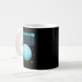Astronomie Lover Uranus Astronomieenthusiast Kaffeetasse (Vorderseite Links)