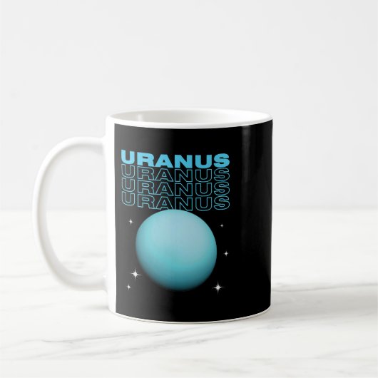 Astronomie Lover Uranus Astronomieenthusiast Kaffeetasse (Links)