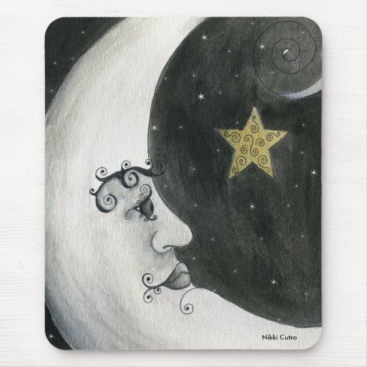 Astronomie - Mond Mousepad (Vorne)