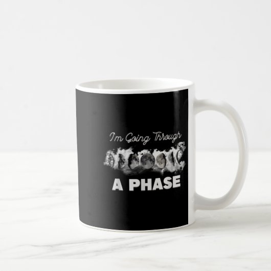 Astronomie Mondfinsternis durchläuft eine Mondphas Kaffeetasse (Rechts)