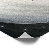 Astronomie - Moon Print Poster (Ecke)