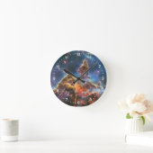 Astronomie & Mystische Berguhr, Hubble / Galaxie Runde Wanduhr (Zuhause)