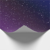 Astronomie Nachts Sternenhimmel Wrapping Paper Geschenkpapier (Ecke)