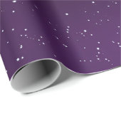 Astronomie Nachts Sternenhimmel Wrapping Paper Geschenkpapier (Rolleneckpunkt)