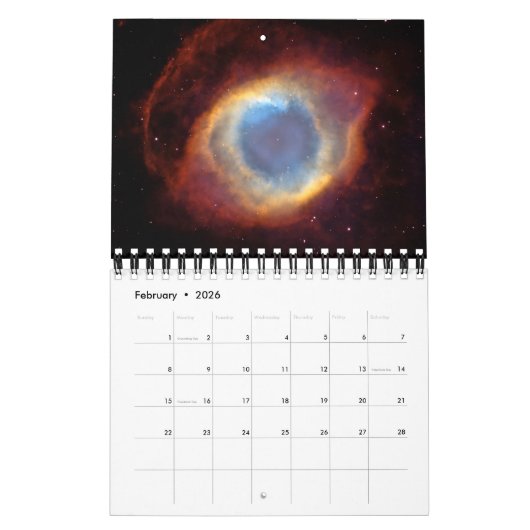 Astronomie NASA Space Universe Galaxy 2018 Kalender (Feb 2026)