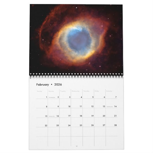 Astronomie NASA Weltraumuniversum Galaxy 2021 Kalender (Feb 2026)