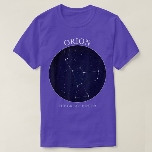 Astronomie Orion Sternkonstellation von Orion the  T-Shirt (Design vorne)