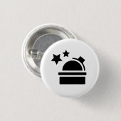 Astronomie-Piktogramm-Knopf Button (Vorne & Hinten)