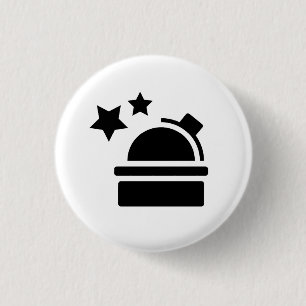 Astronomie-Piktogramm-Knopf Button