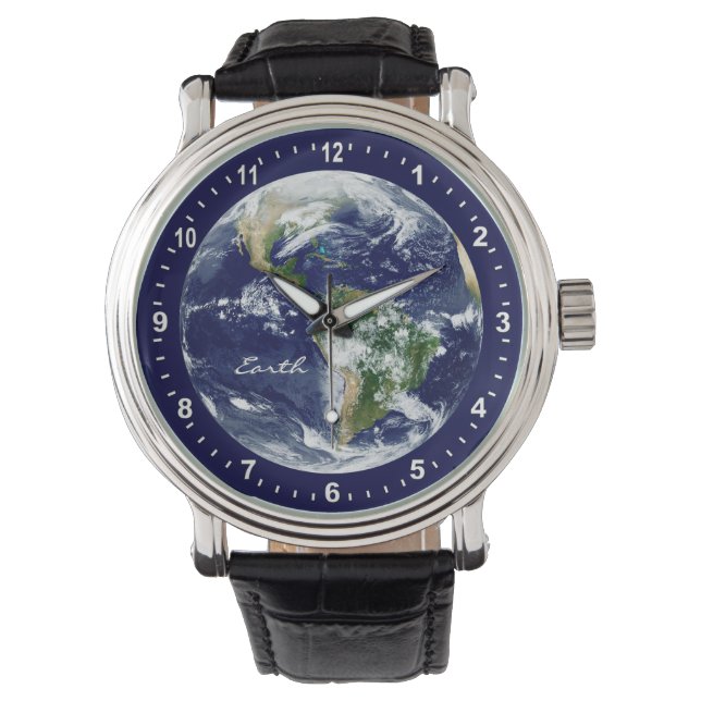 Astronomie & Planet Earth Watch, Blue Space Armbanduhr (Vorderseite)