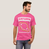 Astronomie Planet Saturn T-Shirt (Vorne ganz)