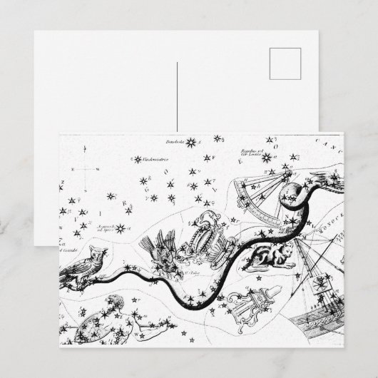 Astronomie Postkarte (Vorne/Hinten)