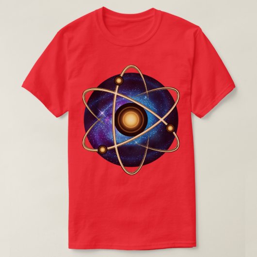 Astronomie Quantenphysik T-Shirt (Design vorne)