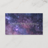 Astronomie | Raum und Teleskop Visitenkarte (Rückseite)