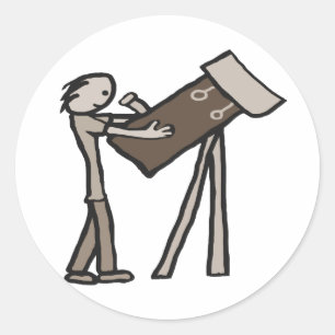Astronomie Runder Aufkleber