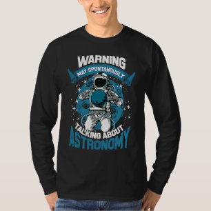 Astronomie Saturn Erdennebel Asteroid T-Shirt