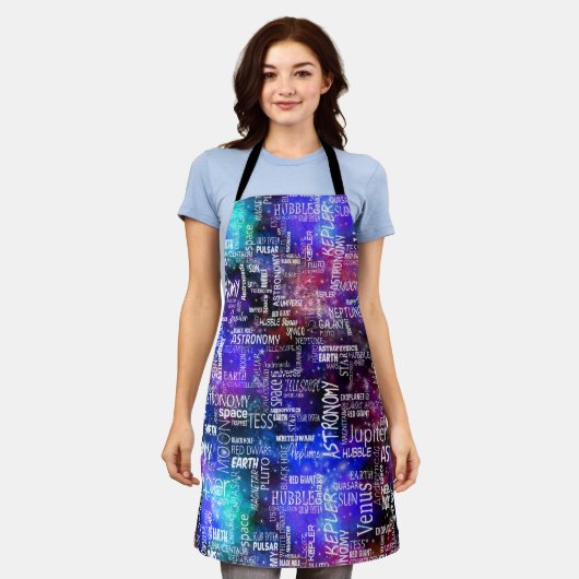 Astronomie Schürze (Getragen)