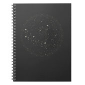 Astronomie Sky Map Sterne Horoscope Constellation Notizblock (Vorderseite)