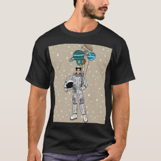 Astronomie Sonnensystem Planeten Universum T-Shirt